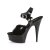 Pleaser Sandalia de Tacón DELIGHT-608N Negro EU-35 / US-5