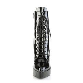 Devious INDULGE-1020 Botines con Plataforma Charol Negro EU-38 / US-8