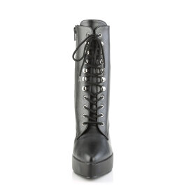 Devious INDULGE-1020 Botines con Plataforma Piel Sintética Negro EU-43 / US-13