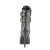 Devious INDULGE-1026 Botines con Plataforma Piel Sintética Negro EU-41 / US-11