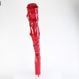 Pleaser INFINITY-3028 Botas por encima de la rodilla con Plataforma Charol Rojo EU-38 / US-8