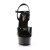Pleaser Sandalia de Tacón DELIGHT-609 Negro Charol EU-35 / US-5