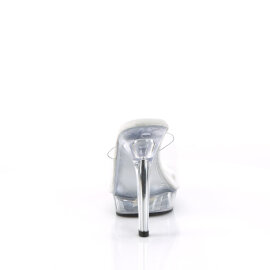 Fabulicious LIP-101 Zuecos Transparente EU-42 / US-12