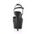 Pleaser Sandalia de Tacón DELIGHT-609 Negro Cuero Sintético EU-35 / US-5