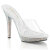 Fabulicious LIP-101DM Zuecos Tono Claro pedrería Plata EU-35 / US-5