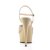 Pleaser Sandalia de Tacón DELIGHT-609 Crema EU-37 / US-7