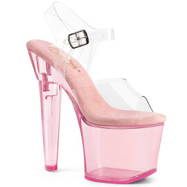 Pleaser LOVESICK-708T Sandalias de Plataforma rosa Ahumado EU-35 / US-5
