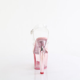 Pleaser LOVESICK-708T Sandalias de Plataforma rosa Ahumado EU-35 / US-5