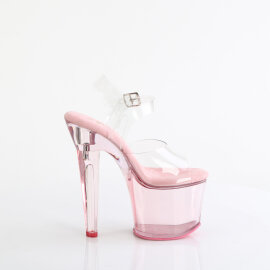 Pleaser LOVESICK-708T Sandalias de Plataforma rosa Ahumado EU-35 / US-5