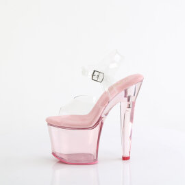 Pleaser LOVESICK-708T Sandalias de Plataforma rosa Ahumado EU-37 / US-7