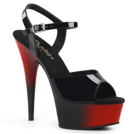 Pleaser Sandalia de Tacón DELIGHT-609BR Negro...
