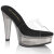 Fabulicious MARTINI-501 Zuecos con Plataforma Tono Claro Ahumado Negro EU-37 / US-7