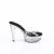 Fabulicious MARTINI-501 Zuecos con Plataforma Tono Claro Ahumado Negro EU-37 / US-7
