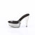 Fabulicious MARTINI-501 Zuecos con Plataforma Tono Claro Ahumado Negro EU-41 / US-11