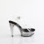 Fabulicious MARTINI-508 Sandalias de Plataforma Tono Claro Ahumado Negro EU-38 / US-8