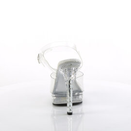 Fabulicious MAJESTY-508SDT Sandalias con Plataforma Transparente EU-39 / US-9