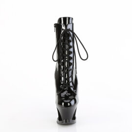 Pleaser MOON-1020DIA Botines Plataforma Piel Sintética Negro EU-37 / US-7