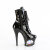 Pleaser MOON-1020DIA Botines Plataforma Piel Sintética Negro EU-37 / US-7