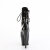 Pleaser MOON-1020DIA Botines Plataforma Piel Sintética Negro EU-38 / US-8