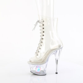 Pleaser MOON-1021C-DIA Botines con Plataforma Tono Claro EU-37 / US-7