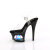 Pleaser MOON-708DIA Sandalias de Plataforma Charol Negro EU-35 / US-5