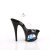 Pleaser MOON-708DIA Sandalias de Plataforma Charol Negro EU-35 / US-5