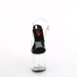 Pleaser NAUGHTY-808 Sandalias de Plataforma Transparente...