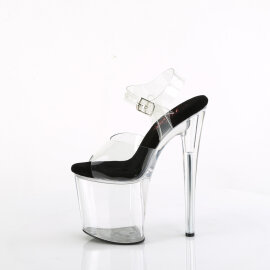 Pleaser NAUGHTY-808 Sandalias de Plataforma Transparente EU-35 / US-5