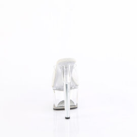 Pleaser PASSION-701 Zuecos con Plataforma Transparente EU-41 / US-11
