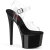 Pleaser PASSION-708 Sandalias de Plataforma Negro Tono Claro EU-38 / US-8