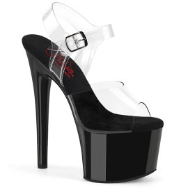 Pleaser PASSION-708 Sandalias de Plataforma Negro Tono...