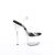 Pleaser PASSION-708 Sandalias de Plataforma Negro transparente Transparente EU-38 / US-8