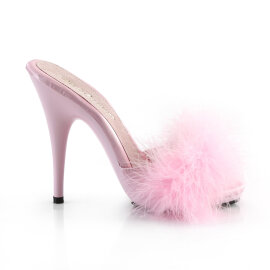 Fabulicious POISE-501F Zuecos rosa pastel EU-44 / US-14