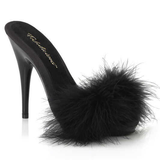Fabulicious POISE-501 Zuecos de Negro EU-37 / US-7