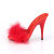 Fabulicious POISE-501 Zuecos de Rojo EU-38 / US-8