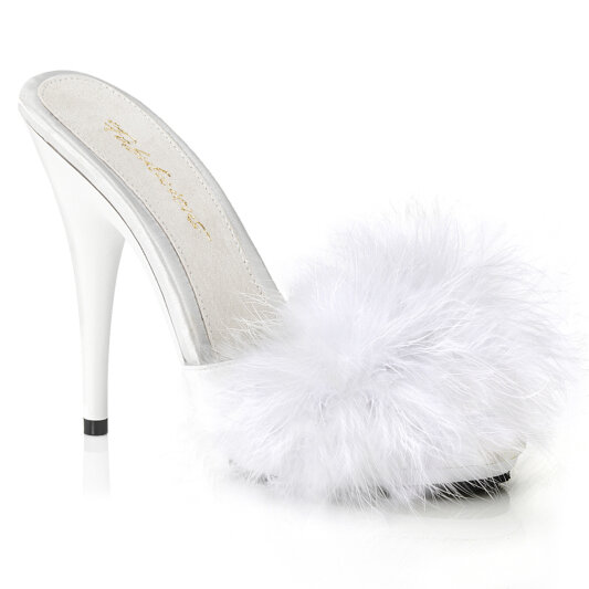 Fabulicious POISE-501 Zuecos de Blanco EU-39 / US-9