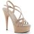 Pleaser Sandalia de Tacón DELIGHT-613 Nude EU-35 / US-5