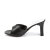 Fabulicious ROMANCE-301-2 Zuecos de Piel Sintética Negro EU-35 / US-5