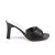 Fabulicious ROMANCE-301-2 Zuecos de Piel Sintética Negro EU-35 / US-5