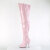 Pleaser SEDUCE-3000WC Botas por encima de la rodilla Charol rosa pastel EU-37 / US-7