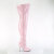 Pleaser SEDUCE-3000WC Botas por encima de la rodilla Charol rosa pastel EU-37 / US-7