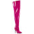 Pleaser SEDUCE-3000WC Botas por encima de la rodilla Charol Rosa EU-37 / US-7