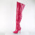 Pleaser SEDUCE-3000WC Botas por encima de la rodilla Charol Rosa EU-37 / US-7
