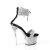 Pleaser SKY-327RSI Sandalias Plataforma pedrería plata Negro EU-37 / US-7