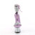 Pleaser SKY-327RSI Sandalias Plataforma pedrería plata lavanda EU-37/US-7