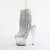 Pleaser SPECTATOR-1017RSF Sandalias Plataforma Tono Claro pedrería Plata EU-37 / US-7