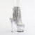Pleaser SPECTATOR-1017RSF Sandalias Plataforma Tono Claro pedrería Plata EU-38/US-8
