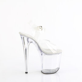 Pleaser TREASURE-808FLA Sandalias de Plataforma Transparente EU-35 / US-5