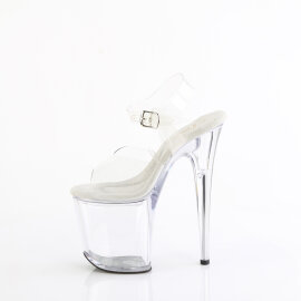 Pleaser TREASURE-808FLA Sandalias de Plataforma Transparente EU-37 / US-7