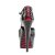 Pleaser Sandalia de Tacón DELIGHT-660FH Negro Rojo EU-38 / US-8